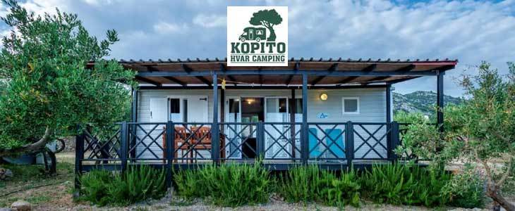 Kamp Kopito na Hvaru, mobilne hiške - Kuponko.si