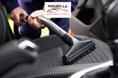 Center za nego vozil Makiro: globinsko čiščenje sedežev