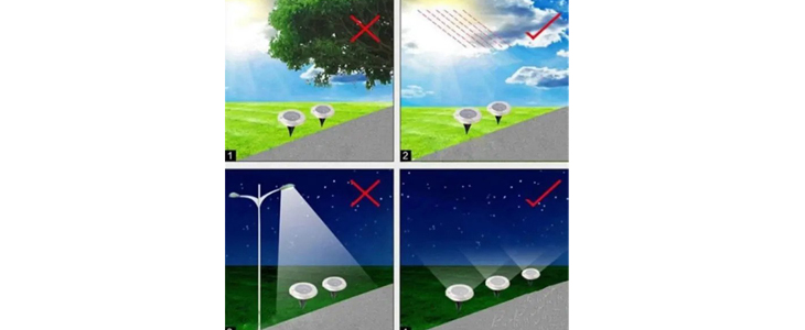 SolarGardenLights, 4 solarne LED svetilke - Kuponko.si