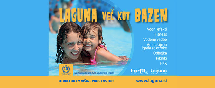 Laguna mestna plaža - vstopnice - Kuponko.si