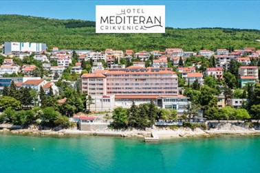 Hotel Mediteran 3*, Cirkvenica: oodih za 2, polpenzion Hotel Mediteran 3*, Cirkvenica: oodih za 2, polpenzion