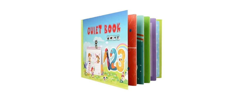 Tiha knjiga, QuietBook, številke, igrača - Kuponko.si