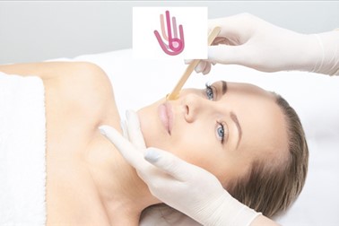 Salon Nežni dotik: depilacija predela na obrazu