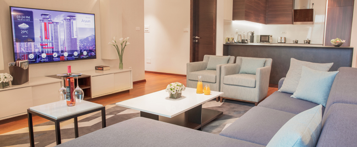Oddih v Sarajevu - apartma Bosmal Arjaan by Rotana - Kuponko.si