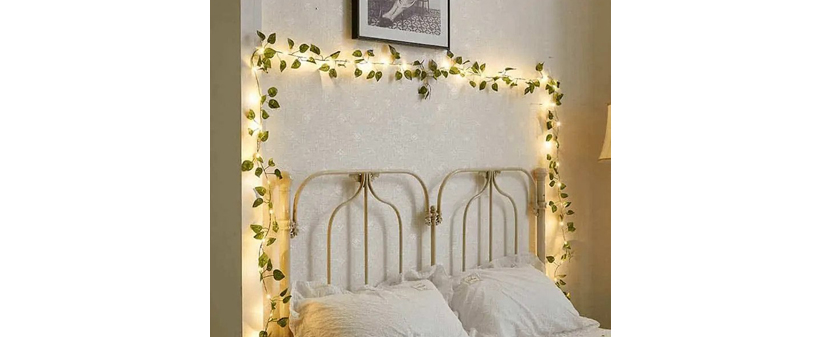 LeafLights, dekorativni trak, 50 solarnih lučk, zelenje - Kuponko.si