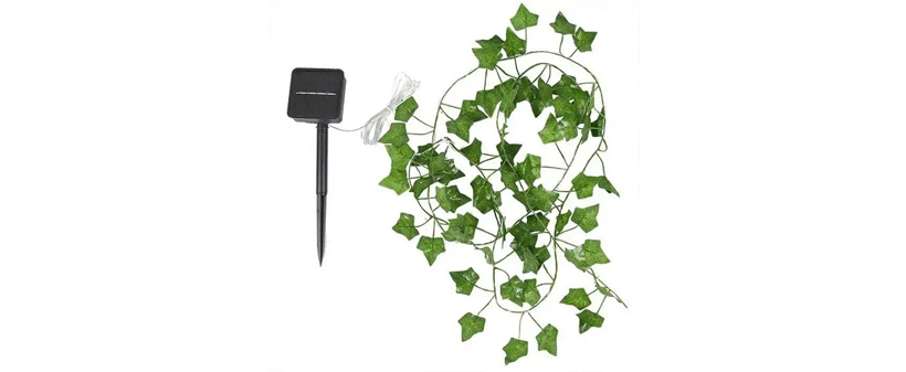 LeafLights, dekorativni trak, 50 solarnih lučk, zelenje - Kuponko.si