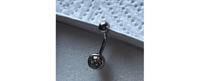 Piercing za popek iz nerjavečega jekla - Kuponko.si