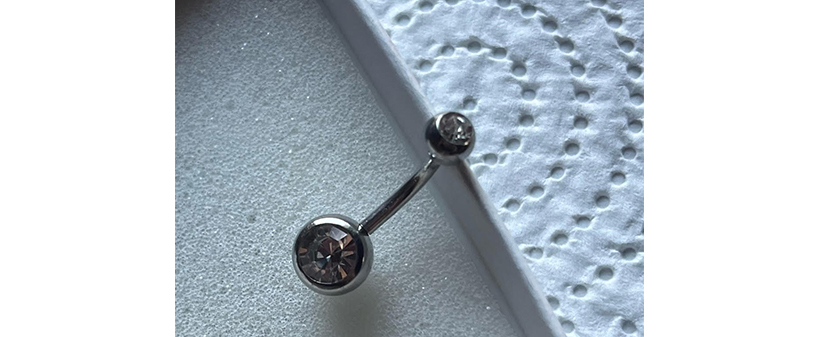 Piercing za popek iz nerjavečega jekla - Kuponko.si