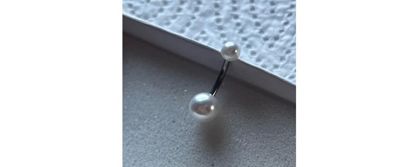 Piercing za popek iz nerjavečega jekla - Kuponko.si