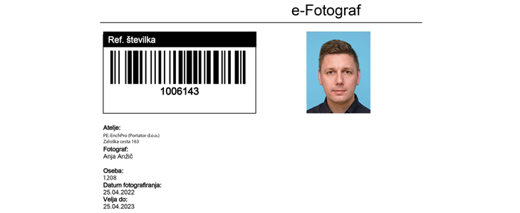 Boimetrična fotografija za dokumente - Kuponko.si
