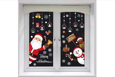 Čudovite božične nalepke za okna WindowStickers