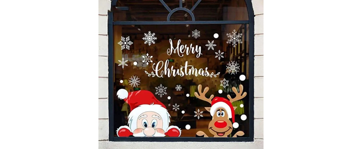 Čudovite božične nalepke za okna WindowStickers - Kuponko.si
