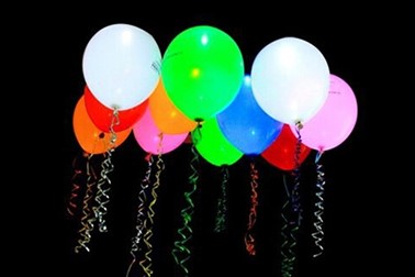 6 LED balonov za popestritev rojstnodnevne zabave