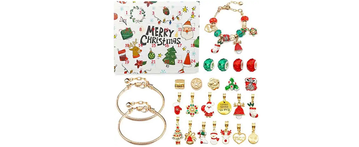 CharmsGiftSet adventni koledar za ustvarjanje zapestnic - Kuponko.si