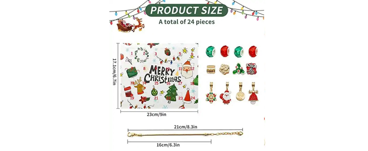 CharmsGiftSet adventni koledar za ustvarjanje zapestnic - Kuponko.si
