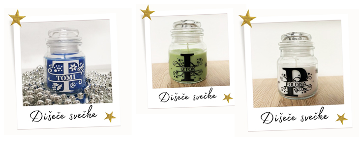 Personalizirana dišeča sveča v različnih barvah - Kuponko.si
