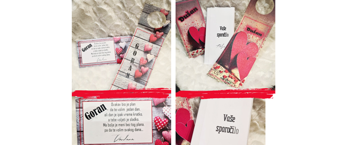 Valentinovo čokoladno pismo, personalizirano - Kuponko.si