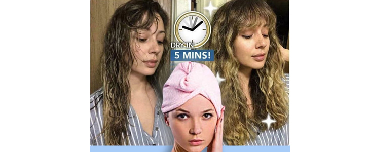 Brisača za hitro sušenje las, turban - Kuponko.si
