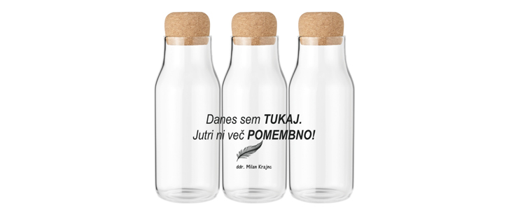 Steklenicka s pokrovom iz plute (600 ml) - Kuponko.si