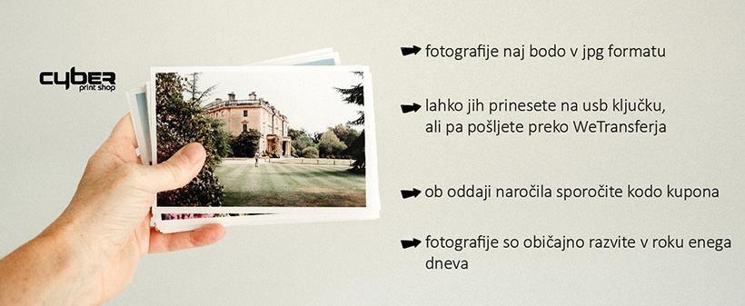 Cyber Print Shop, razvijanje 50 fotografij - Kuponko.si