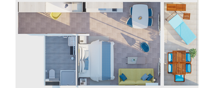 Arancini Residence 4* v Vodicah, najem apartmaja - Kuponko.si