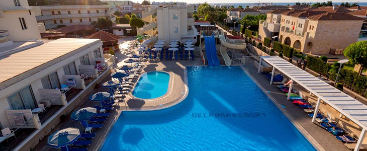 Hotel Delfinia**** Rodos, Grčija, all inclusive - Kuponko.si