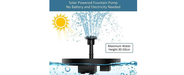 Solarna fontana FountainStar na sončno energijo - Kuponko.si