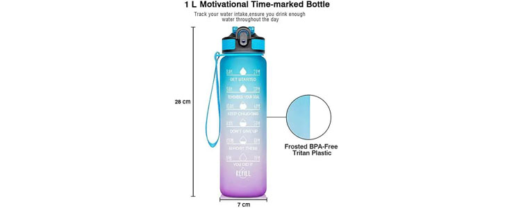 MotivationalBottle, flaška za vodo  - Kuponko.si