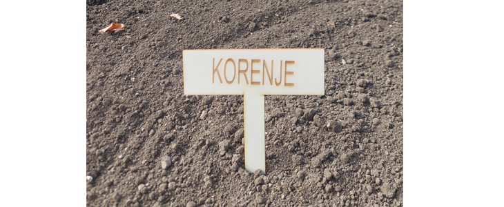 Komplet 5 lesenih tablic za vrt za oznake rastlin! - Kuponko.si