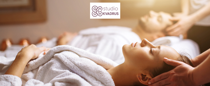Studio Kvadrus: masaža za 2 osebi - Kuponko.si