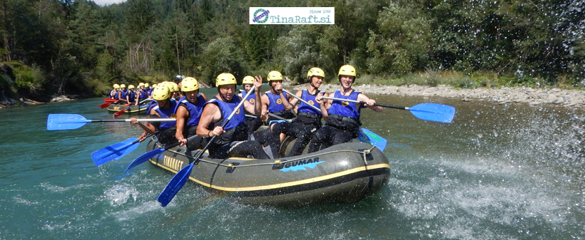 TinaRaft: rafting 13 km na Gorenjskem - Kuponko.si