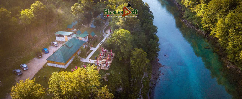 Kamp Highlinder, Foča: 2x nočitev, rafting, safari - Kuponko.si