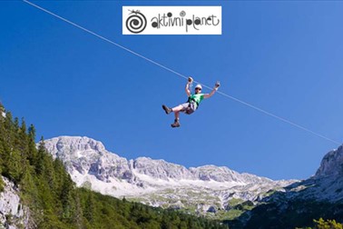 Adrenalinski park Bovec: 3-urni zipline spust