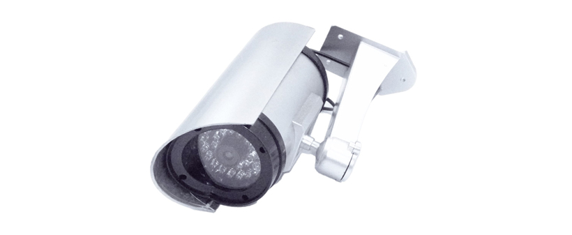 Srebrna lažna kamera z LED-bullet - Kuponko.si