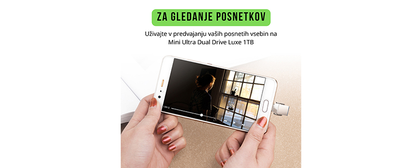 Pomnilniška kartica Mini Ultra Dual Drive Luxe 1 TB! - Kuponko.si