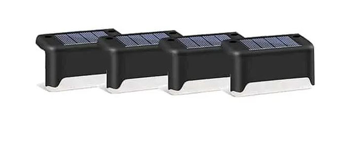 Komplet 4 vodoodpornih LED solarnih vrtnih luči  - Kuponko.si