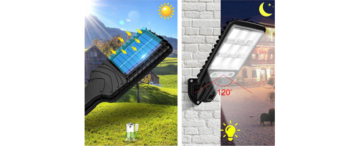 Solarna svetilka s senzorjem gibanja - Kuponko.si
