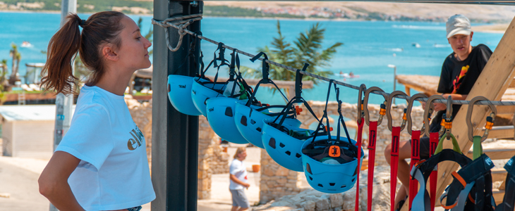 Noa Zipline: spust zipline, Pag, plaža Zrće - Kuponko.si