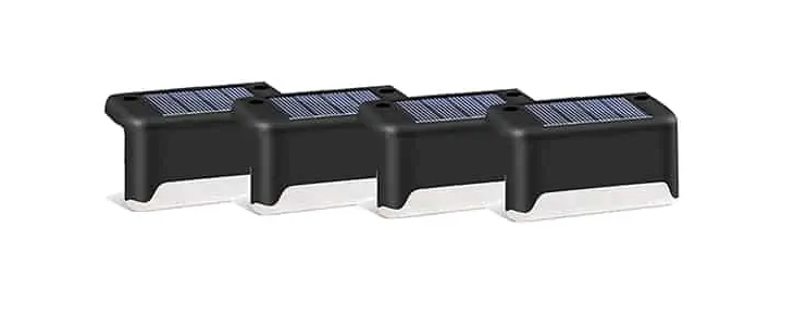 Komplet 4 vodoodpornih LED solarnih vrtnih luči  - Kuponko.si