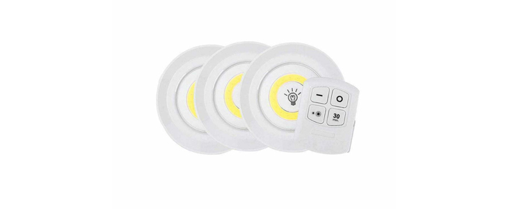 3x brezžična svetilka LED COB, daljinsko upravljanje - Kuponko.si