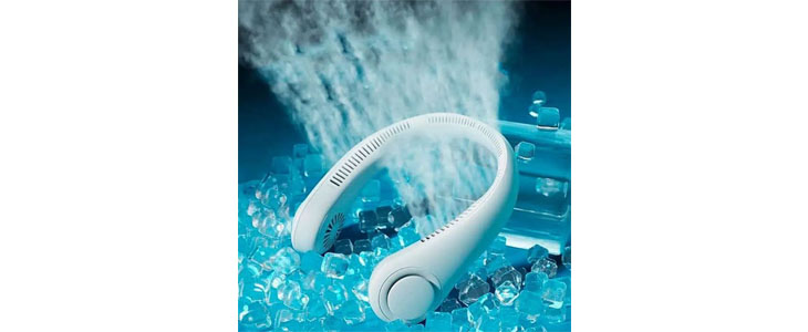 NeckFan, prenosni ventilator za okoli vratu - Kuponko.si