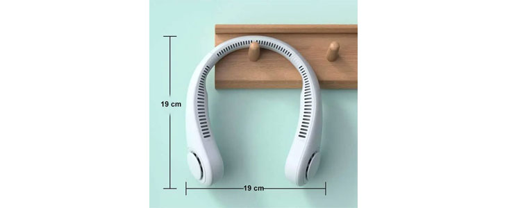 NeckFan, prenosni ventilator za okoli vratu - Kuponko.si