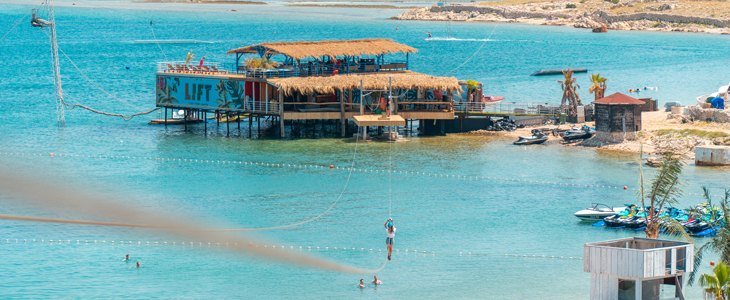 Noa Zipline: spust zipline, Pag, plaža Zrće - Kuponko.si