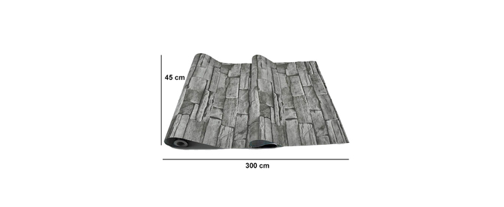 3D Tapeta z vzorcem sivega kamna - Kuponko.si