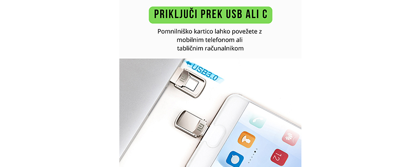 Pomnilniška kartica Mini Ultra Dual Drive Luxe 1 TB! - Kuponko.si