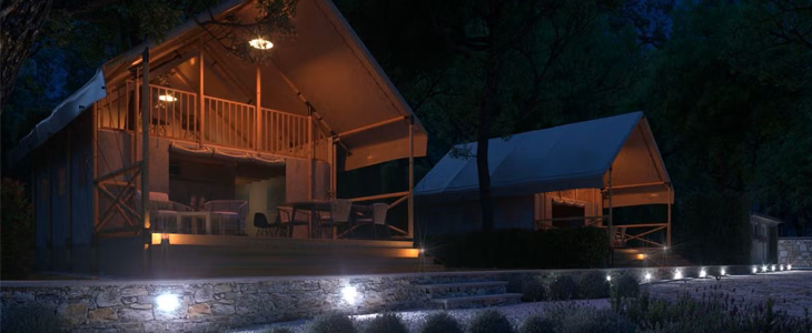Banki Green Istrian Village; nočitev v Glamping šotorih - Kuponko.si