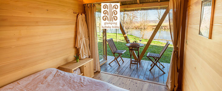 Keltski glamping ob Kolpi: wellness oddih - Kuponko.si