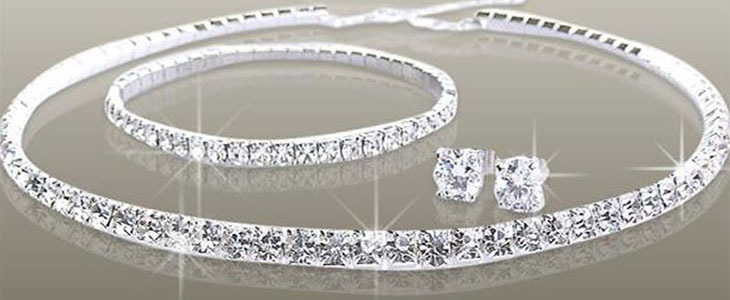 Vrhunski 4-delni set nakita s kristali Swarovski® - Kuponko.si