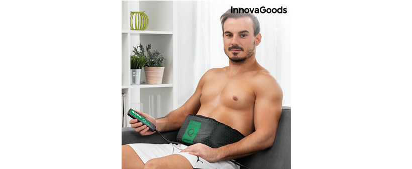 Vibracijski pas Abdo Q InnovaGoods Sport Electrogym - Kuponko.si