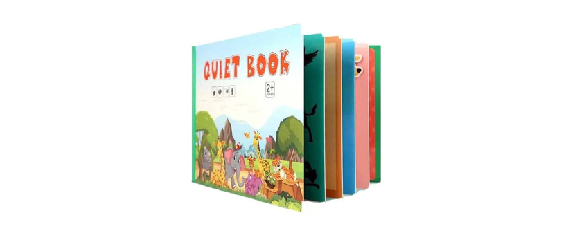 Tiha knjiga, QuietBook, živali, igrača - Kuponko.si